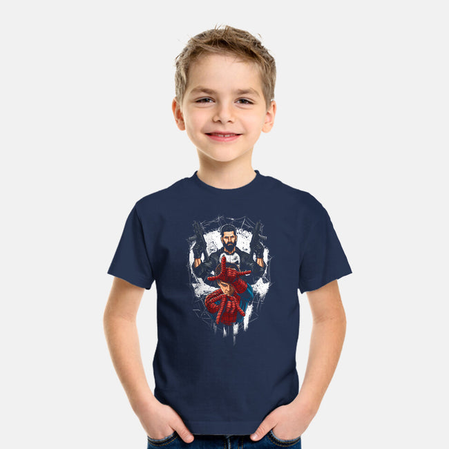 Spider And Punisher-Youth-Basic-Tee-Diego Oliver