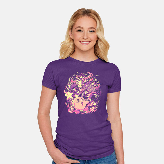 Clash Of The Stars-Womens-Fitted-Tee-Estudio Horta