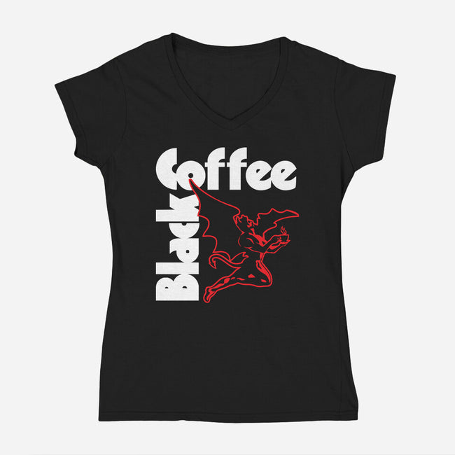 Coffeenoid-Womens-V-Neck-Tee-arace