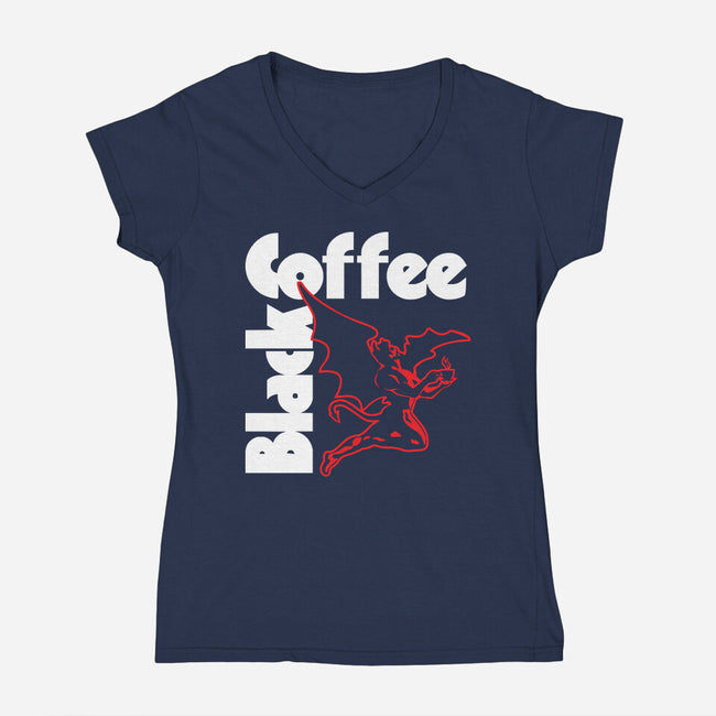 Coffeenoid-Womens-V-Neck-Tee-arace