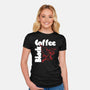 Coffeenoid-Womens-Fitted-Tee-arace