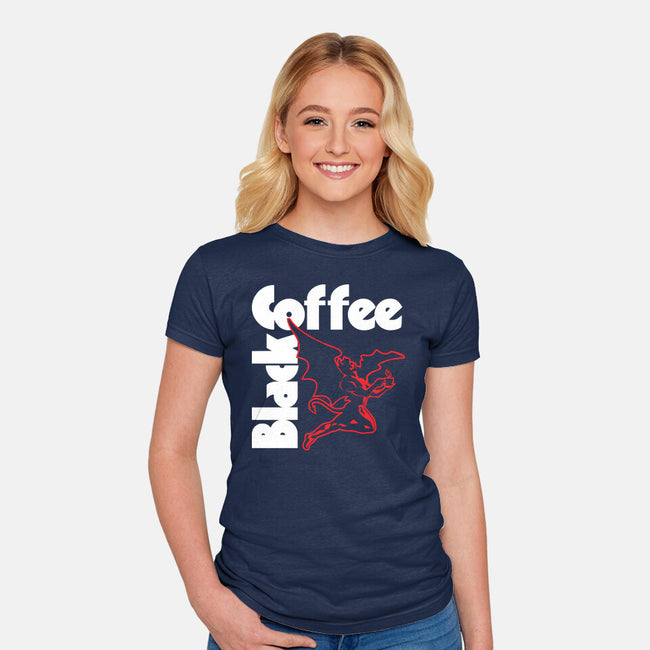 Coffeenoid-Womens-Fitted-Tee-arace