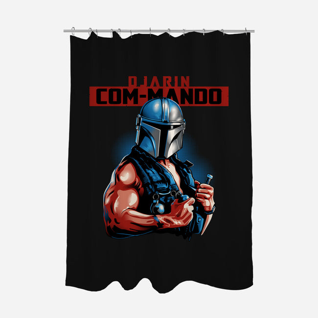 Com-Mando-None-Polyester-Shower Curtain-daobiwan