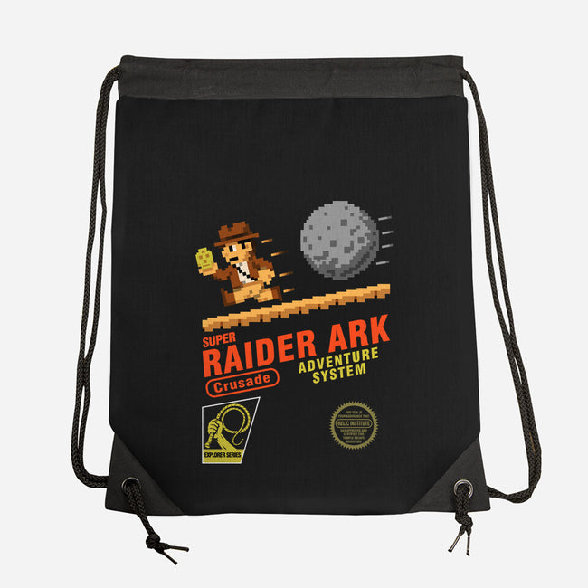 Super Raider Ark-None-Drawstring-Bag-NMdesign
