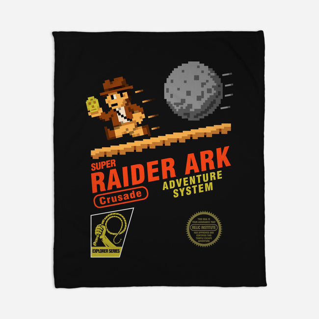 Super Raider Ark-None-Fleece-Blanket-NMdesign