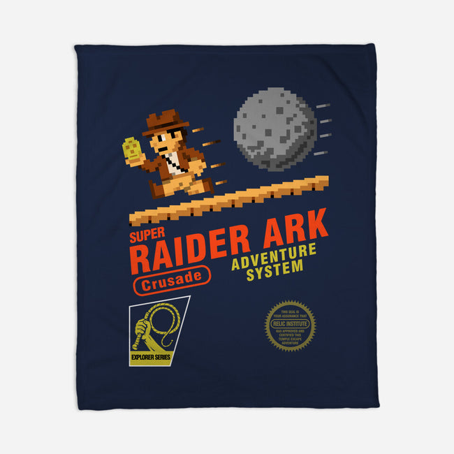 Super Raider Ark-None-Fleece-Blanket-NMdesign