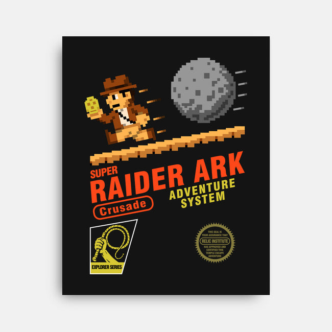 Super Raider Ark-None-Stretched-Canvas-NMdesign