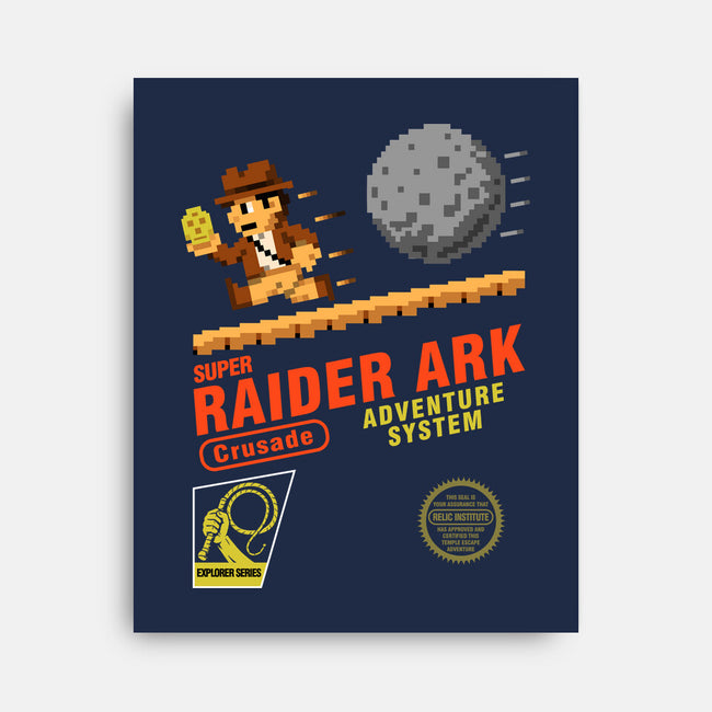 Super Raider Ark-None-Stretched-Canvas-NMdesign