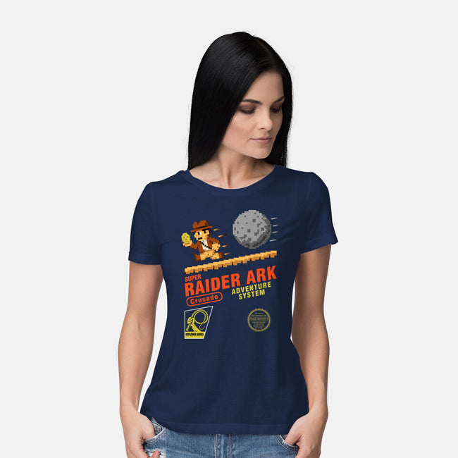 Super Raider Ark-Womens-Basic-Tee-NMdesign