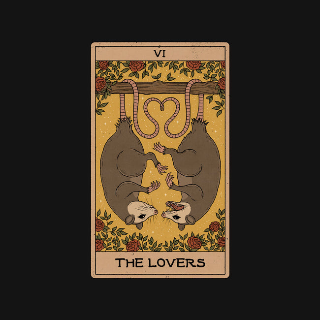 Lovers Opossum Tarot-None-Basic Tote-Bag-Thiago Correa