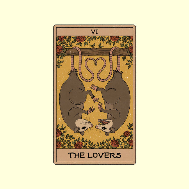 Lovers Opossum Tarot-Mens-Basic-Tee-Thiago Correa