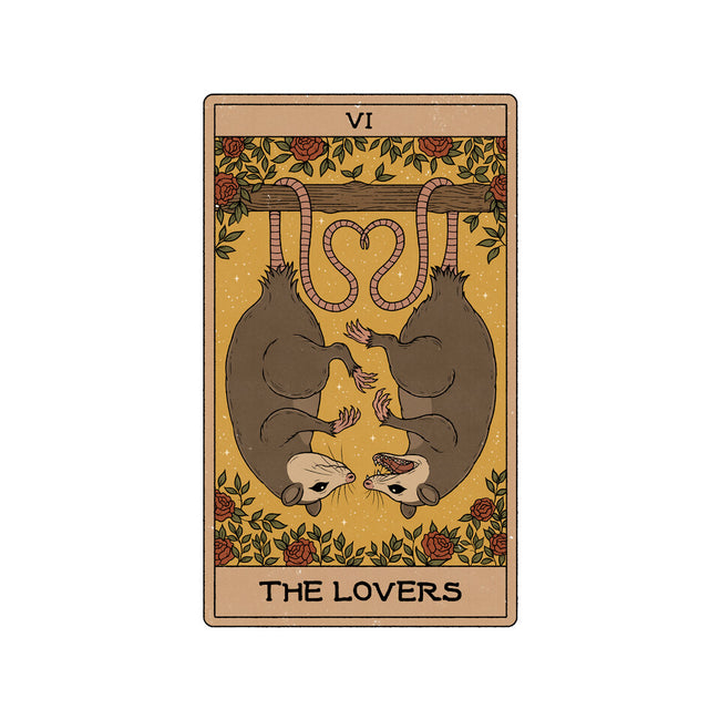 Lovers Opossum Tarot-None-Basic Tote-Bag-Thiago Correa