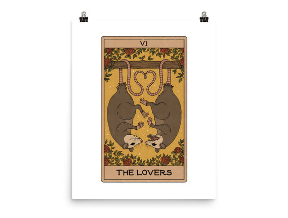 Lovers Opossum Tarot