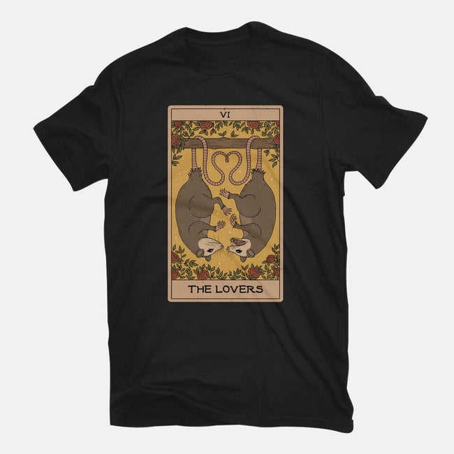 Lovers Opossum Tarot-Mens-Basic-Tee-Thiago Correa