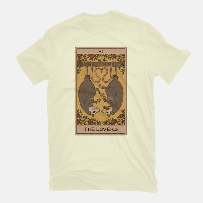 Lovers Opossum Tarot-Mens-Basic-Tee-Thiago Correa