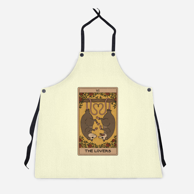 Lovers Opossum Tarot-Unisex-Kitchen-Apron-Thiago Correa