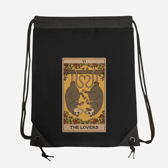 Lovers Opossum Tarot-None-Drawstring-Bag-Thiago Correa