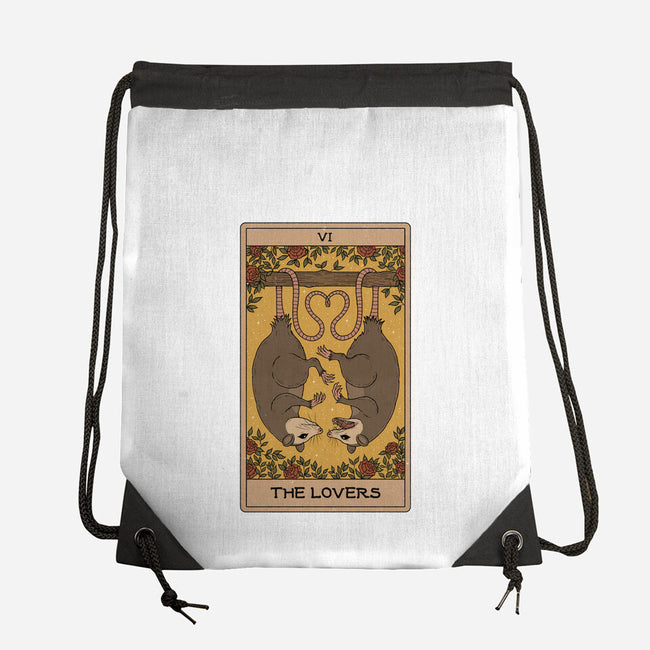 Lovers Opossum Tarot-None-Drawstring-Bag-Thiago Correa