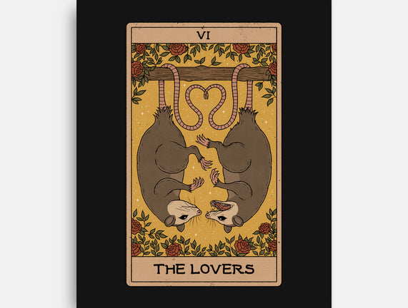 Lovers Opossum Tarot