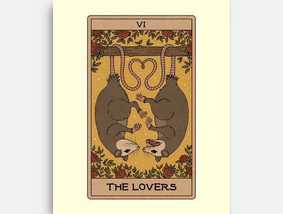Lovers Opossum Tarot
