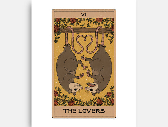 Lovers Opossum Tarot