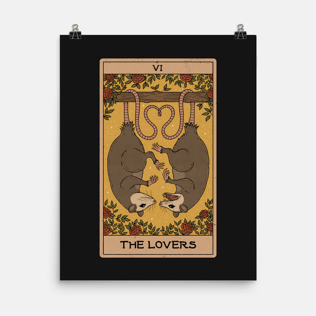 Lovers Opossum Tarot-None-Matte-Poster-Thiago Correa