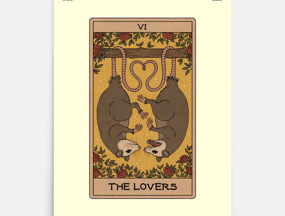 Lovers Opossum Tarot