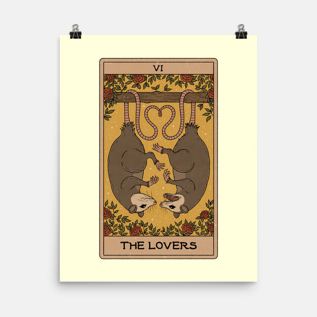 Lovers Opossum Tarot-None-Matte-Poster-Thiago Correa