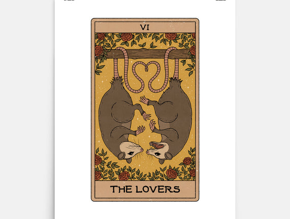 Lovers Opossum Tarot