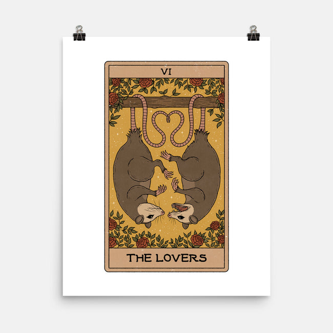 Lovers Opossum Tarot-None-Matte-Poster-Thiago Correa