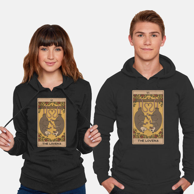 Lovers Opossum Tarot-Unisex-Pullover-Sweatshirt-Thiago Correa