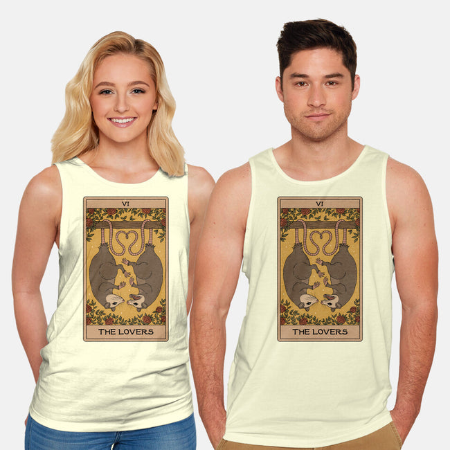 Lovers Opossum Tarot-Unisex-Basic-Tank-Thiago Correa