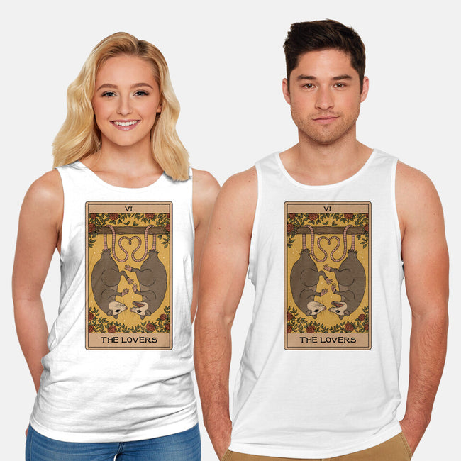 Lovers Opossum Tarot-Unisex-Basic-Tank-Thiago Correa