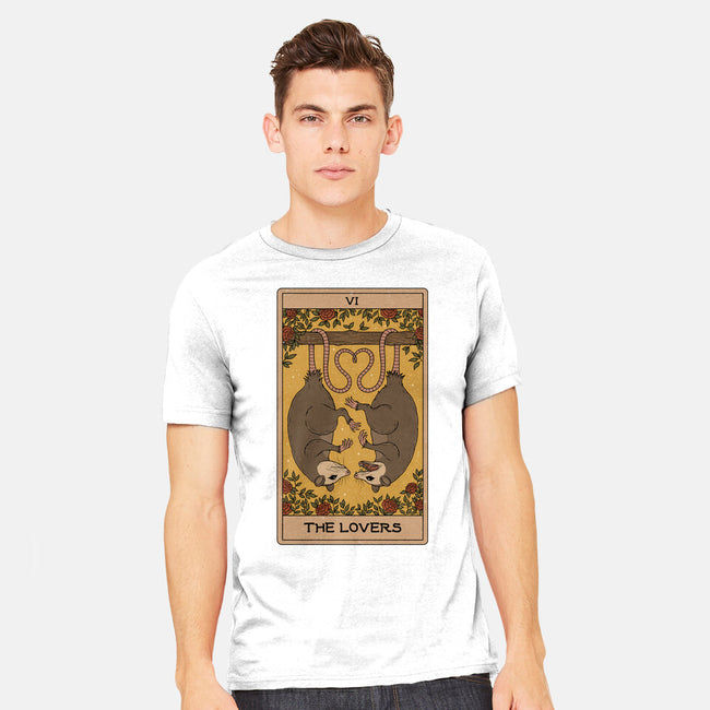 Lovers Opossum Tarot-Mens-Heavyweight-Tee-Thiago Correa