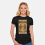 Lovers Opossum Tarot-Womens-Fitted-Tee-Thiago Correa