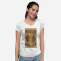 Lovers Opossum Tarot-Womens-V-Neck-Tee-Thiago Correa
