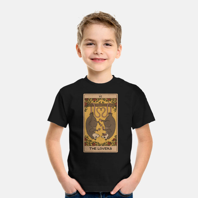 Lovers Opossum Tarot-Youth-Basic-Tee-Thiago Correa