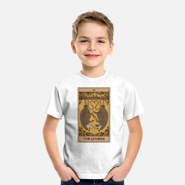 Lovers Opossum Tarot-Youth-Basic-Tee-Thiago Correa