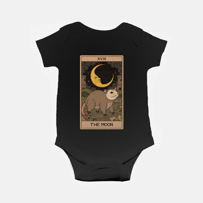 The Moon Opossum Tarot-Baby-Basic-Onesie-Thiago Correa
