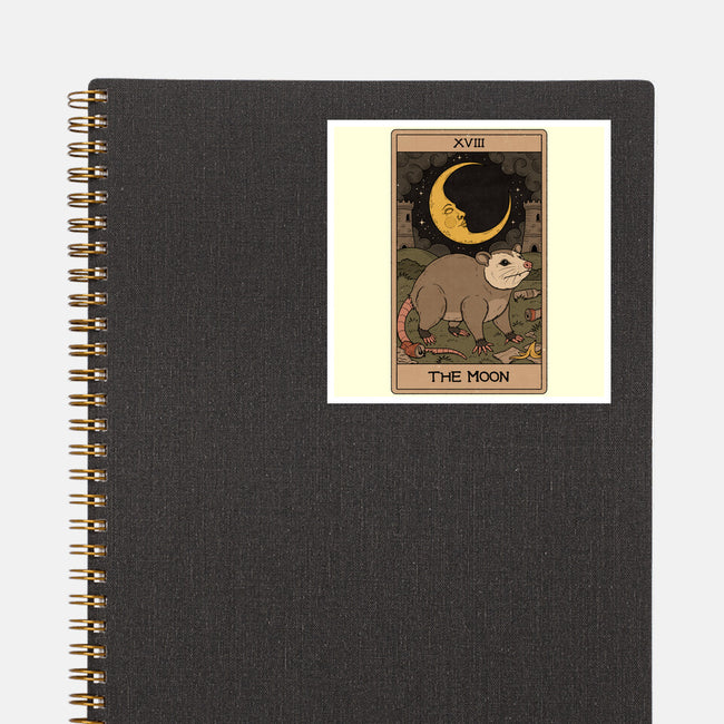 The Moon Opossum Tarot-None-Glossy-Sticker-Thiago Correa