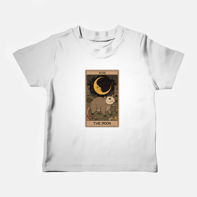 The Moon Opossum Tarot-Baby-Basic-Tee-Thiago Correa