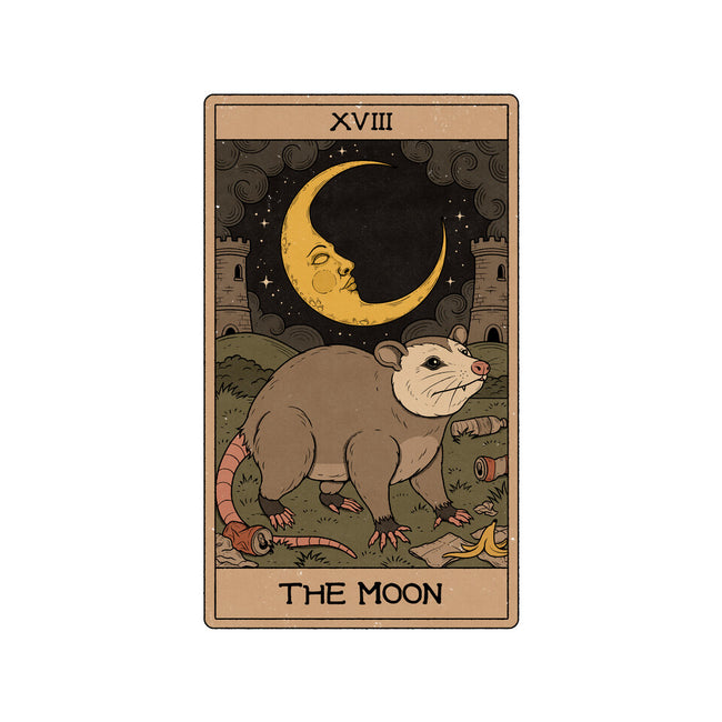 The Moon Opossum Tarot-Womens-Basic-Tee-Thiago Correa