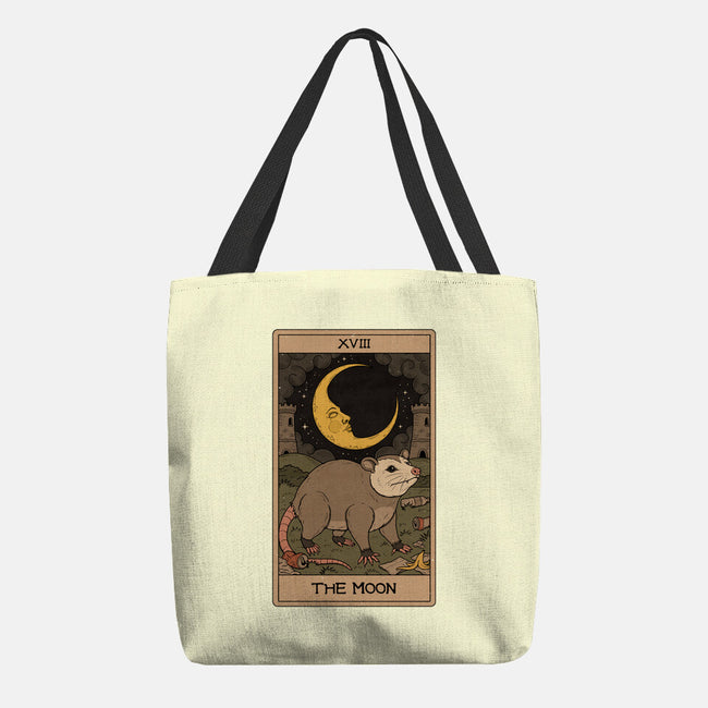 The Moon Opossum Tarot-None-Basic Tote-Bag-Thiago Correa