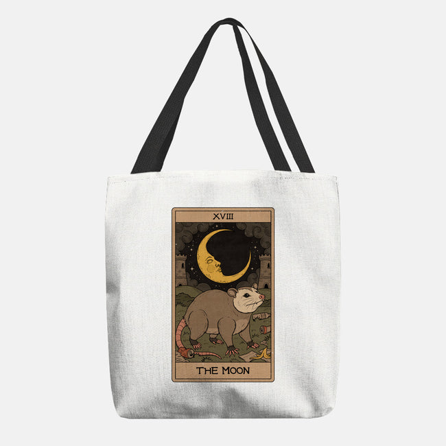 The Moon Opossum Tarot-None-Basic Tote-Bag-Thiago Correa