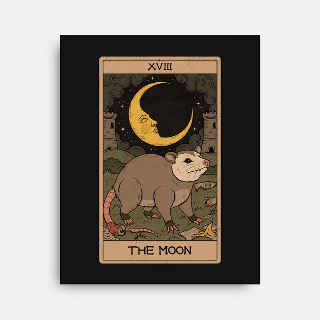 The Moon Opossum Tarot-None-Stretched-Canvas-Thiago Correa