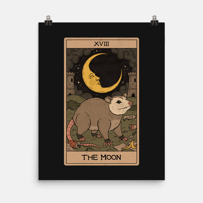 The Moon Opossum Tarot-None-Matte-Poster-Thiago Correa