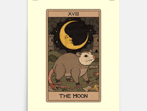 The Moon Opossum Tarot