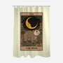 The Moon Opossum Tarot-None-Polyester-Shower Curtain-Thiago Correa
