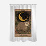 The Moon Opossum Tarot-None-Polyester-Shower Curtain-Thiago Correa