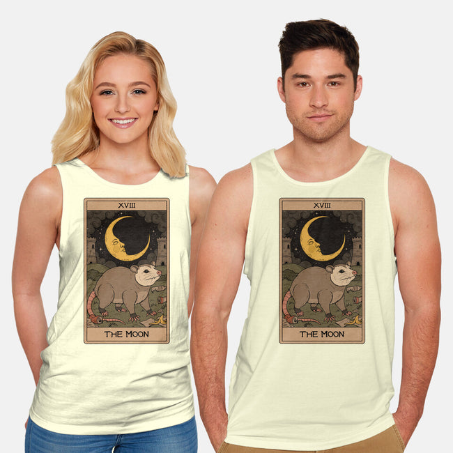The Moon Opossum Tarot-Unisex-Basic-Tank-Thiago Correa